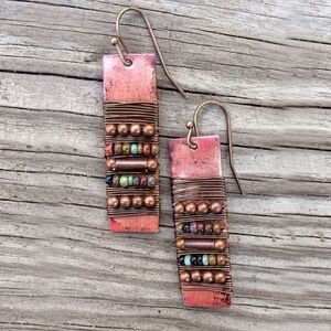 Boho dangle Earrings N1987